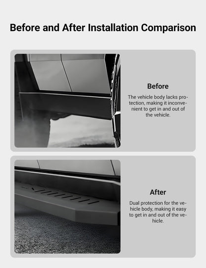TESERY Running Boards Side Steps for Cybertruck (2PCS)