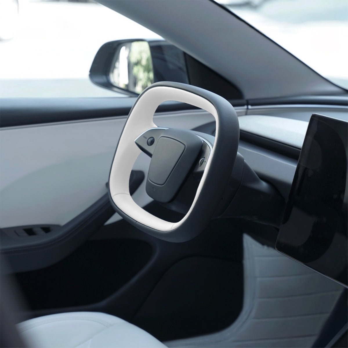 TESERY Starlink 4.0 Cyber Yoke Steering Wheel for Model 3 Highland / Model Y Juniper