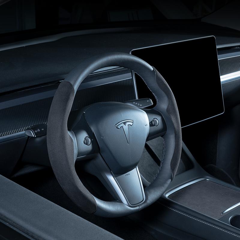 TESERY Steering Wheel Cover for Tesla Model 3/Y
