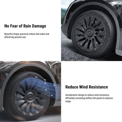 TESERY 19″ 20″ Uberturbine Wheel Covers  For Tesla Model Y