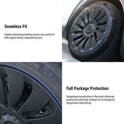TESERY 19″ 20″ Uberturbine Wheel Covers  For Tesla Model Y