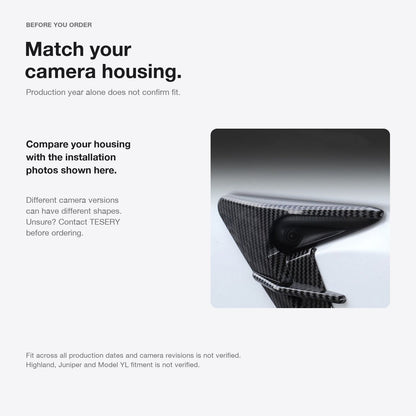 TESERY Thunder HW3.0 Side Camera Cover for Model 3/Y | 5 Colors