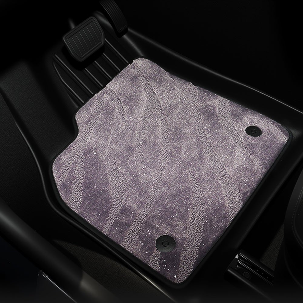 TESERY TPE+Carpet Double Layer Floor Mats for Model Y Juniper