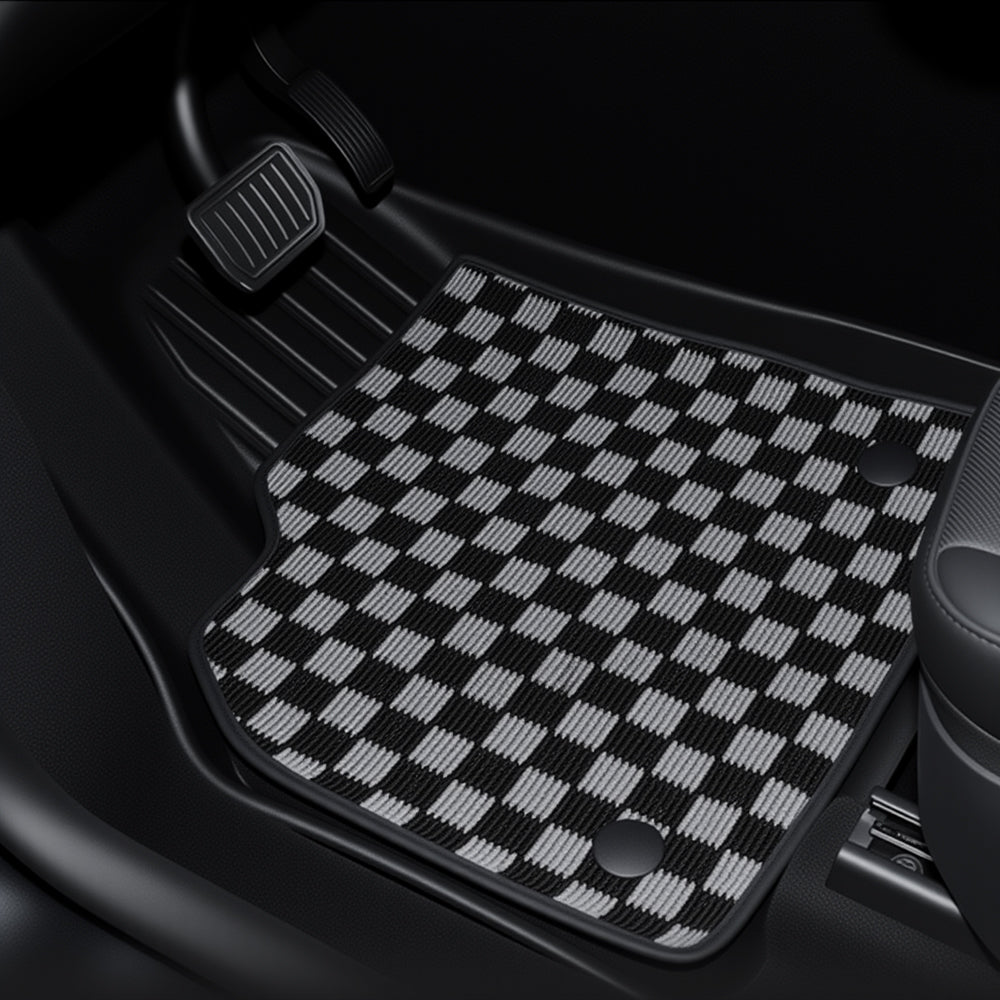 TESERY TPE+Carpet Double Layer Floor Mats for Model Y Juniper