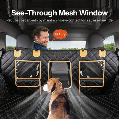 TESERY Upgraded Dog Seat Cover for Model Y | Waterproof | Mesh Window