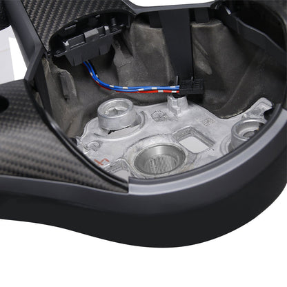 TESERY Perforated Leather Yoke Steering Wheel for Tesla Model 3 / Y【Style 35】
