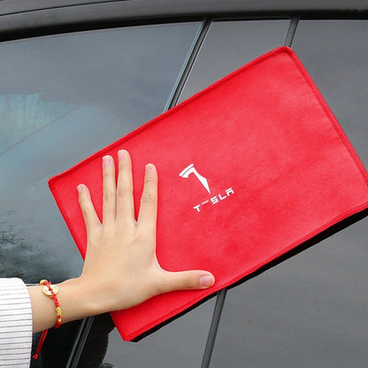 Premium Dual-Sided Microfiber Towel | 8x Absorbent | Coral Velvet + Suede | 28×20cm