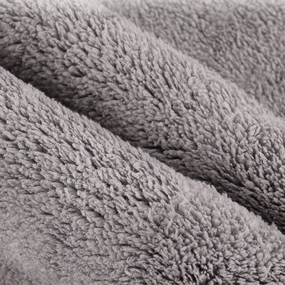 Premium Dual-Sided Microfiber Towel | 8x Absorbent | Coral Velvet + Suede | 28×20cm