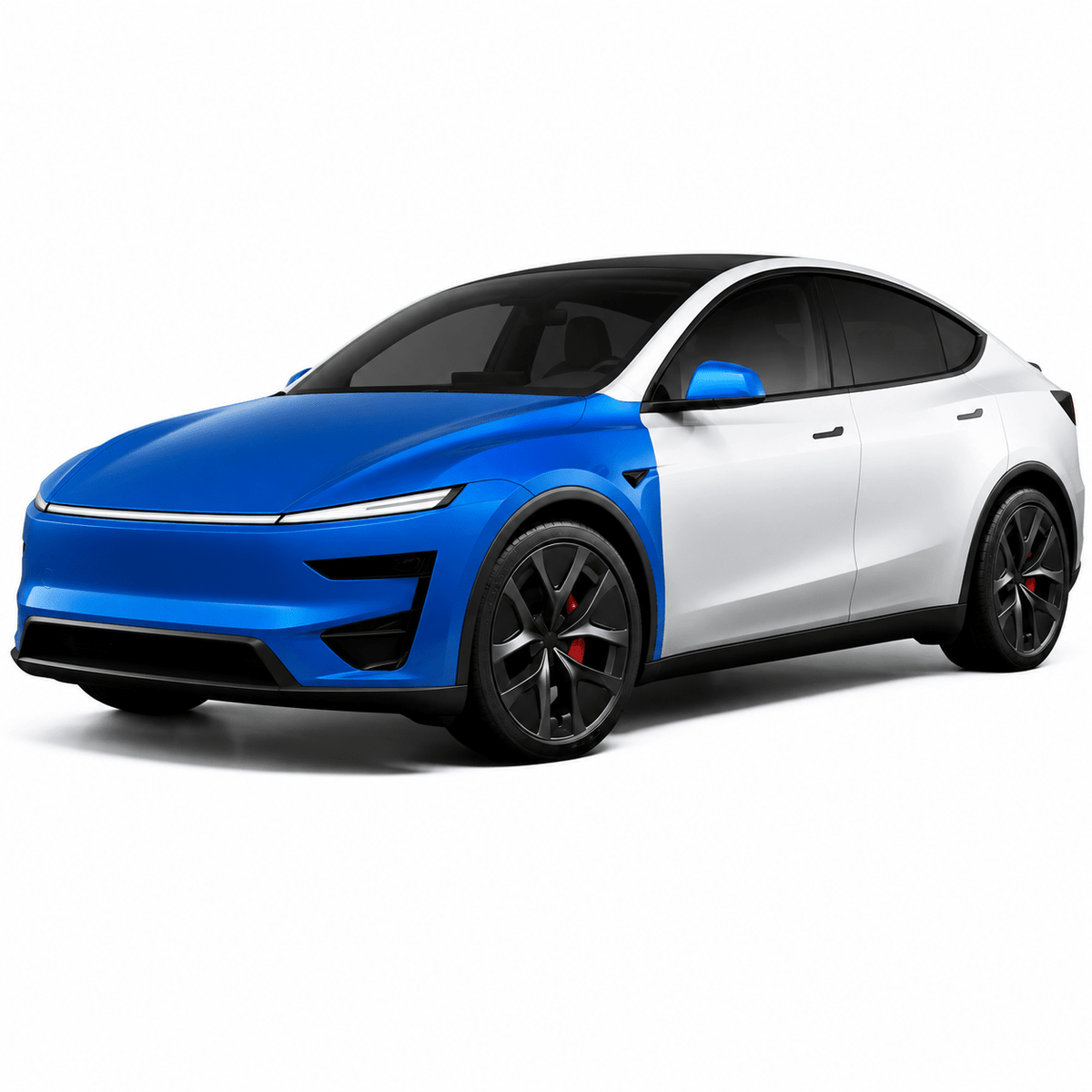 TPU Glossy Full Front Car Paint Protection Film (PPF) for Tesla Model Y | Tesery