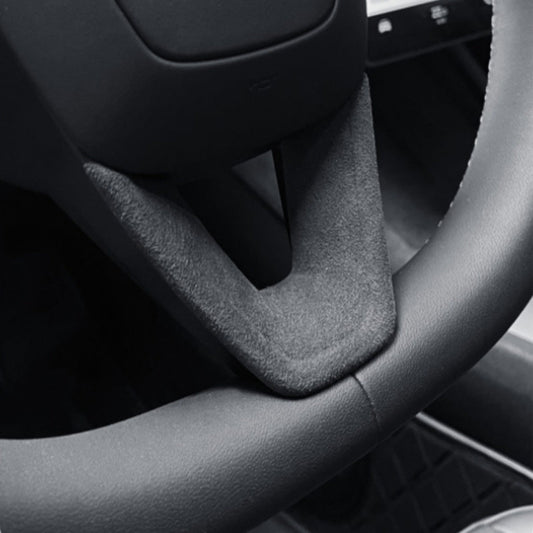 Alcantara Steering Wheel Panel Kit for Model 3 Highland / Y Juniper | 2 Options