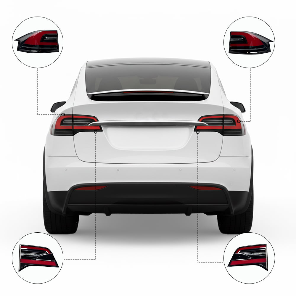 Turn Brake Lamp & Inner Tail Light Replacement for Model X (16-20)