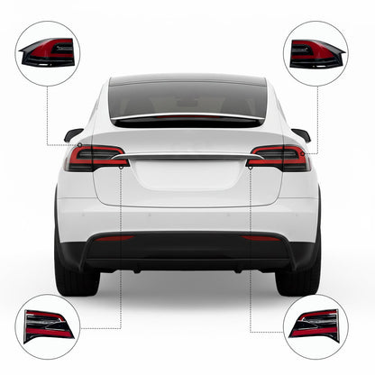 Turn Brake Lamp & Inner Tail Light Replacement for Model X (16-20)