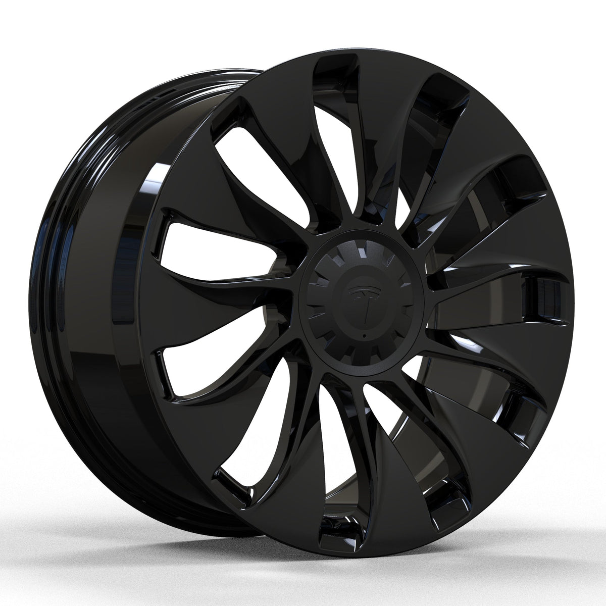 Uberturbine-Style Forged Wheels for Tesla Model 3 & Model Y – 18"/19" | Set of 4