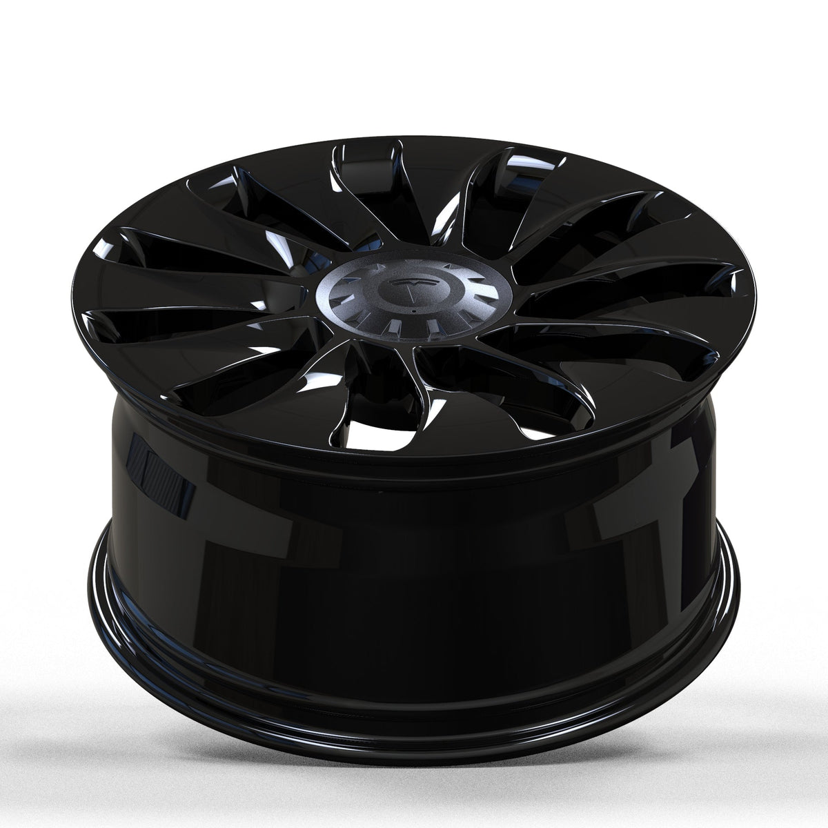 Uberturbine-Style Forged Wheels for Tesla Model 3 & Model Y – 18"/19" | Set of 4