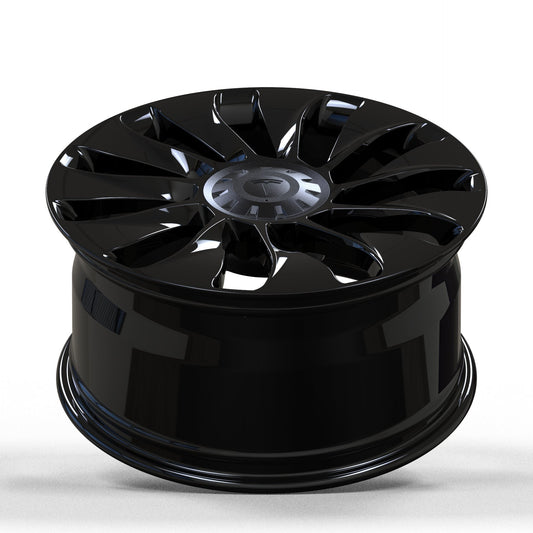 Uberturbine-Style Forged Wheels for Tesla Model 3 & Model Y – 18"/19" | Set of 4