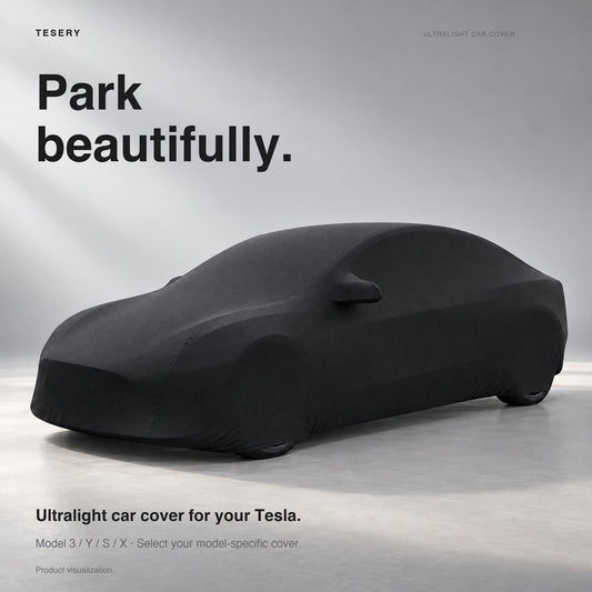 Ultralight Car Cover for Model 3/Y/X/S | Indoor & Outdoor | UV Protection | Stretchable