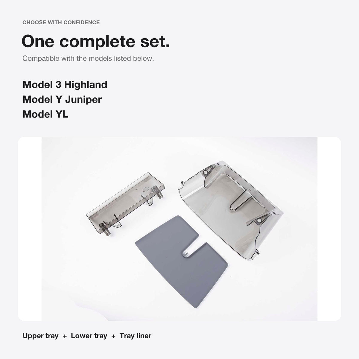 Under Center Screen Storage for Model 3 Highland / Model Y Juniper / Model YL