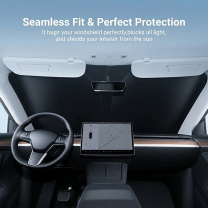 Universal Fit Windshield Sun Shade for Sedans & SUVs & Trucks