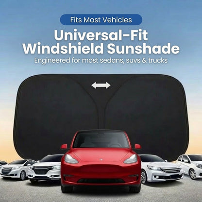 Universal Fit Windshield Sun Shade for Sedans & SUVs & Trucks