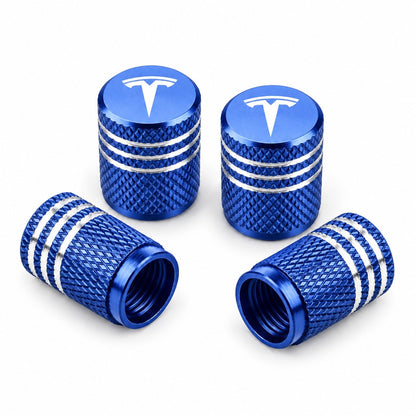 Valve Stem Caps 4 Pack Fit Suitable for Tesla 3/Y/S/X 2017-ON
