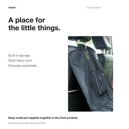 Waterproof Dog Seat Cover for Back Seat for Model 3/Y/S/X/Cybertruck